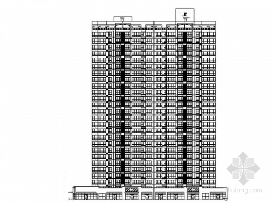 住宅室内施工图建筑设计资料下载-[陕西]80米现代风格板式住宅建筑设计施工图（顶尖设计院 含全套图纸）
