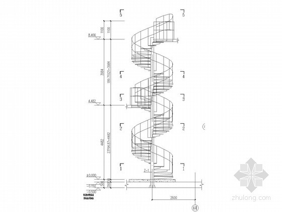 螺旋楼梯su模型资料下载-钢结构螺旋楼梯及直跑楼梯节点详图