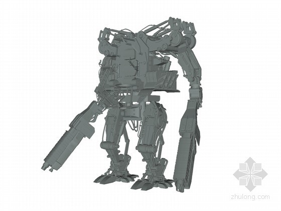人物模型sketchUp资料下载-装甲战士SketchUp模型下载