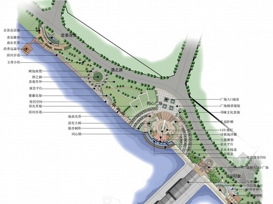 文化广场景观文本资料下载-[成都]城市文化广场景观概念规划设计方案