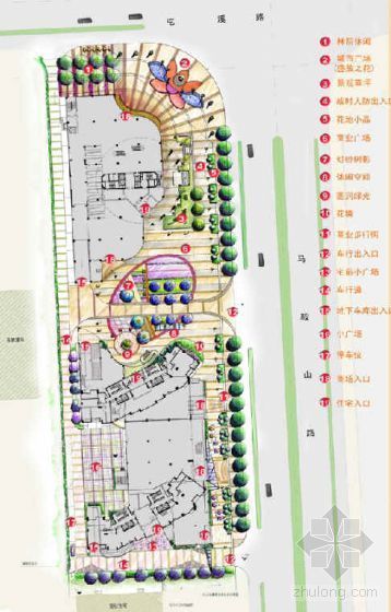 安徽景观设计方案资料下载-[安徽]广场环境景观设计方案