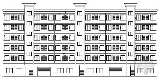 六层公寓框架建筑资料下载-某职工六层公寓建筑施工图