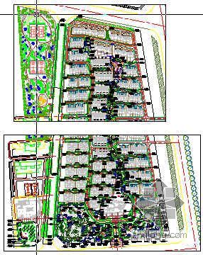 北京市某别墅区种植设计图资料下载-北京某别墅区种植图全套