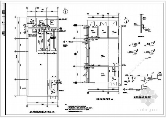 工厂污水处理用房资料下载-某医院污水处理图纸
