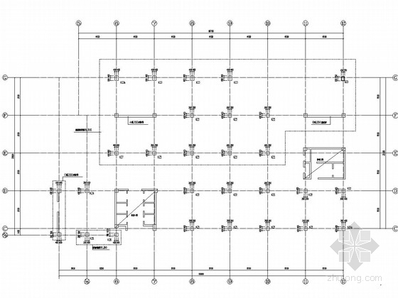 十层框剪结构办公楼建筑图资料下载-二十三层框剪结构商业结构施工图（桩基础）
