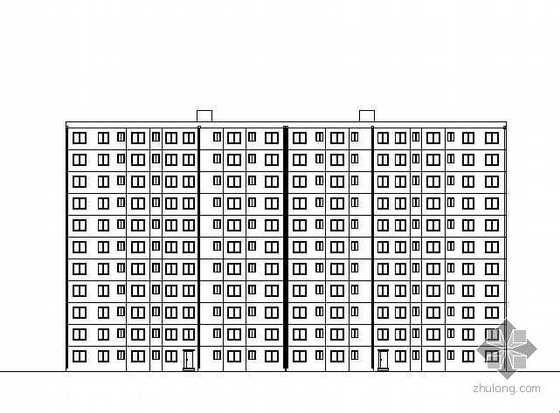 建筑施工图图纸毕业设计资料下载-[毕业设计]丹东某家园小区高层住宅建筑施工图