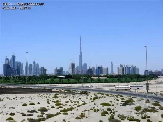 迪拜哈利法塔幕墙结构资料下载-828米迪拜塔项目混凝土施工技术总结