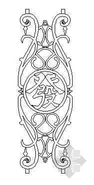 cad欧式铁艺栏杆资料下载-铁艺栏杆详图16