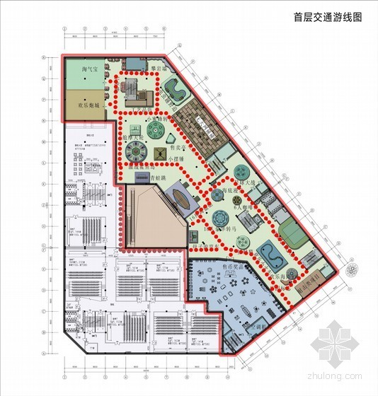 cad儿童乐园图例资料下载-某公司儿童乐园项目设计布局