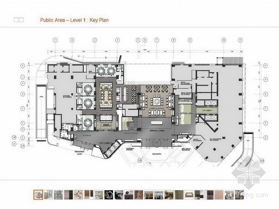 香港酒店设计资料下载-[北京]香港独资五星级豪华酒店设计方案图