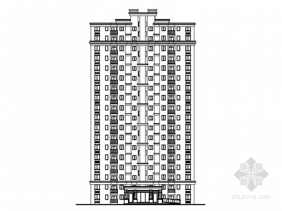 某6层住宅楼建筑施工图资料下载-[上海]某十八层住宅楼建筑施工图