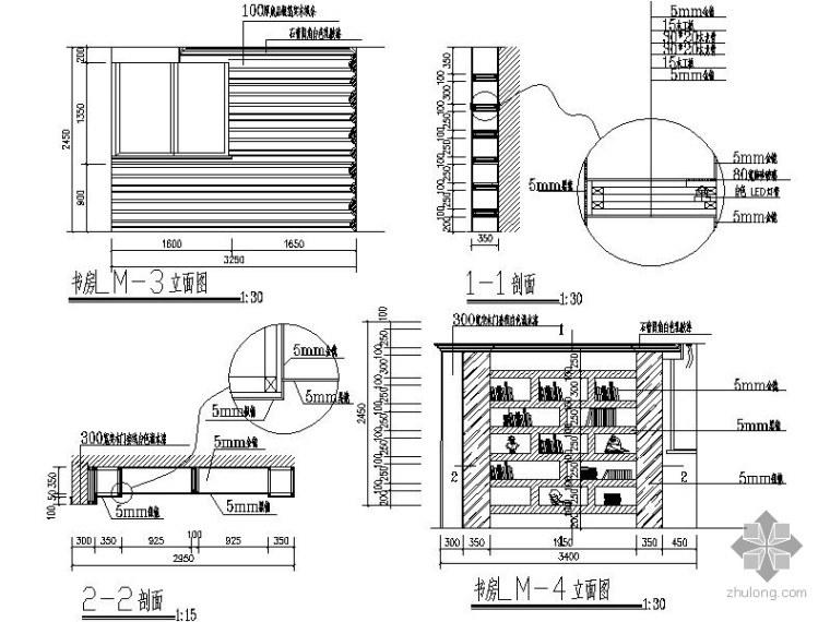 [重庆]三居室样板房设计施工图（含效果）_3