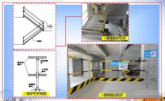 [QC成果]高层建筑施工现场工具式防护的应用-楼梯栏杆的安装 