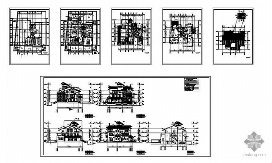 某三层西班牙风格私人别墅建筑设计方案-4