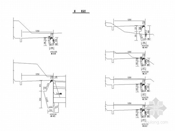 衡重式泄水孔资料下载-高速公路右侧衡重式路堤墙设计图