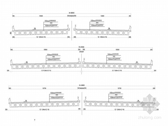 公路桥涵通用图板桥系列资料下载-跨径20m后张法预应力连续空心板桥上部构造通用图108张(1.25m板宽 板高0.95m)