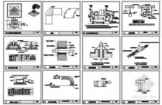 暖通设备大样图图集-大样图图集 