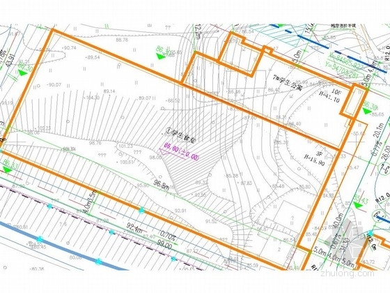 建筑施工图设计挡土墙资料下载-[湖南]双排桩支护及挡土墙边坡支护施工图(附计算书)