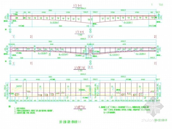 劲型混凝土斜柱资料下载-[湖北]桥宽29-34m主桥55+90+55m三跨斜腹板变截面连续箱梁桥及引桥设计图622张