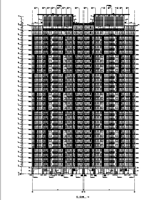 住宅楼框剪资料下载-[海南]高层框剪结构13栋住宅楼建筑施工图（含效果图及商业）