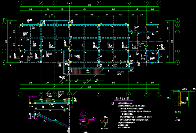 泵站结构图片资料下载-污水提升泵站厂房工程平法施工图