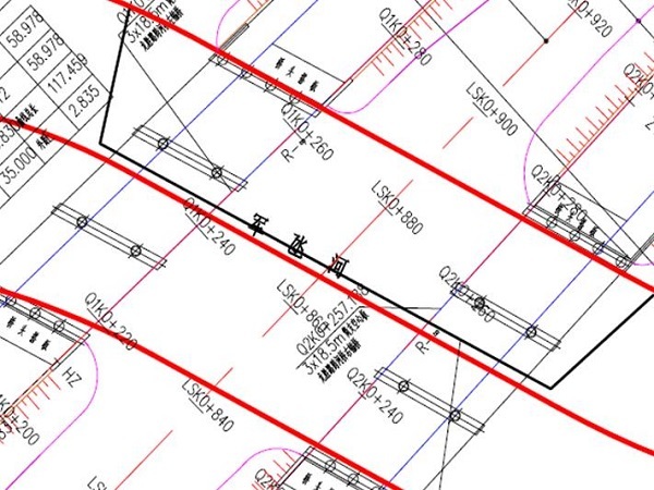 桥梁工程围堰安全文明施工方案-施工平面图