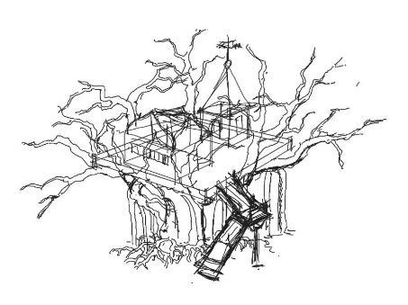 巢居资料下载-5个树梢上的别墅