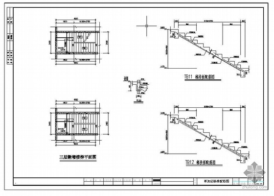 浙江某两层砖混结构加层结构图-3