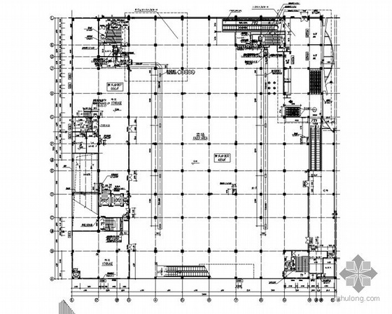 超市装修施工图CAD图纸资料下载-家乐福超市施工图