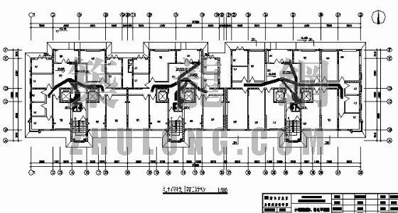 19层住宅建筑图资料下载-19层住宅楼完整电气图