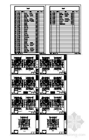 24层小区户型图资料下载-某小区建筑户型图-A