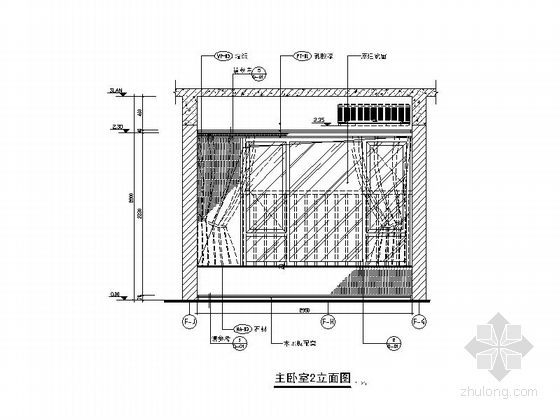 [广东]佛山某高档小区F3户型二居室装修图-图8