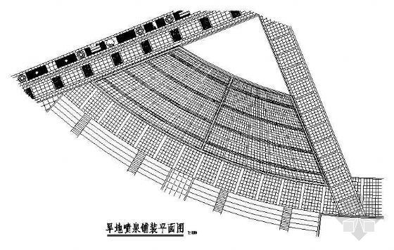 旱地喷泉详图资料下载-某广场旱地喷泉施工图