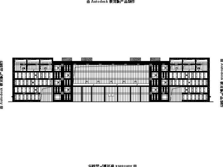 江苏多层办公建筑施工图资料下载-[江苏]多层框架结构对称布局研发办公楼建筑施工图（16年）