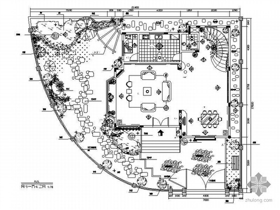 四层花园住宅设计资料下载-四层现代花园别墅设计装修图