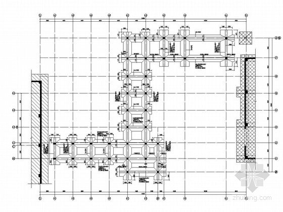医院大楼施工图资料下载-3种医院大楼间连廊结构施工图