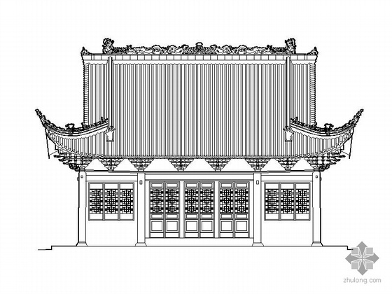 古建筑效果图及施工图资料下载-四川某古建筑维修施工图