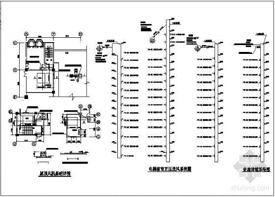高层建筑消防施工图资料下载-高层建筑防烟施工图范例