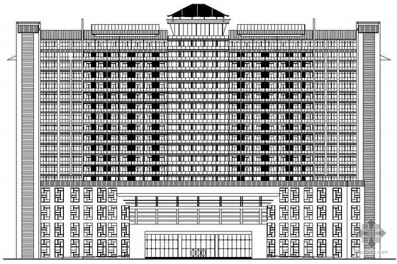 水疗酒店建筑方案设计资料下载-某旅游区酒店方案设计