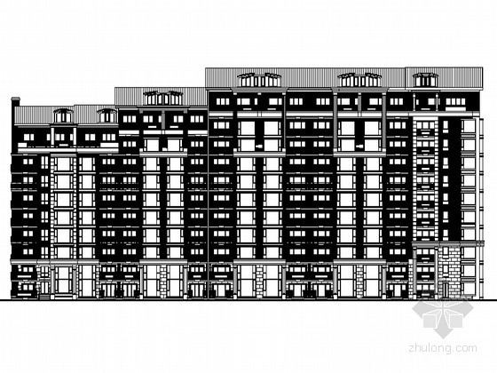 周庄建筑设计资料下载-[北京市朝阳区]某庄新村E区R2-1地块3号楼建筑施工图