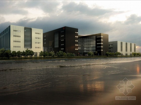 建筑室外psd素材资料下载-某企业建筑PSD分层素材下载