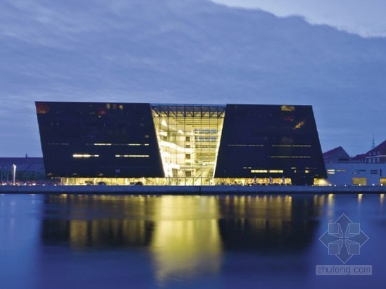 中国国家图书馆案例资料下载-丹麦某建筑事务所方案国家图书馆