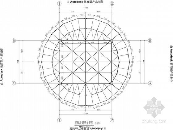 钢管混凝土施工图资料下载-[四川]钢管混凝土柱钢框架幕墙结构施工图