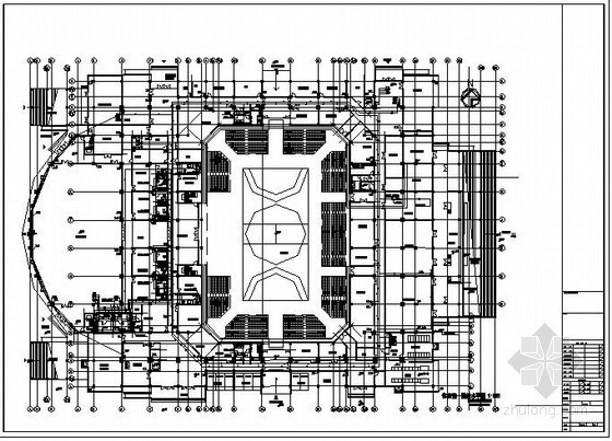 规范的完整的施工图参考资料下载-江苏省某体育馆给排水完整的施工图纸