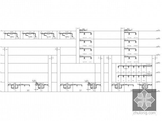 [北京]科研建筑空调通风排烟加压送风系统设计施工图（含机房图）-通风防排烟系统图