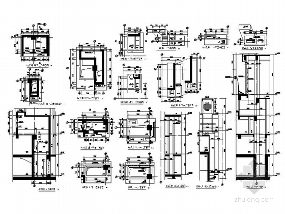[广东]196米现代风格知名办公楼建筑施工图（含人防 图纸非常精细 含效果图）-196米现代风格知名办公楼建筑平面图