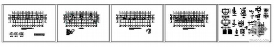 三层架构含半地下室资料下载-南京某住宅半地下室结构图