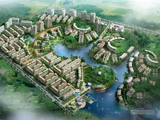 小区规划CAD方案资料下载-[广州]某住宅小区规划与单体设计方案文本（含CAD）