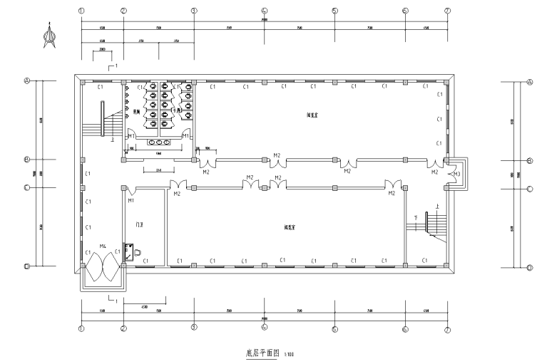 工程量计算图书资料下载-[南京]三层框架结构中学图书馆工程钢筋算量（含图纸）