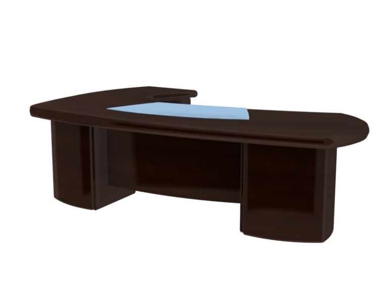 经理办公桌3D模型下载-经理办公桌